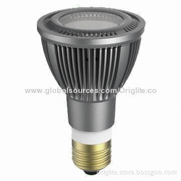 LED Spotlight Bulb, 10W PAR20, Lifud Power, BridgeLux Chip, COB LED, 3yrs Warranty, E27, High Polish